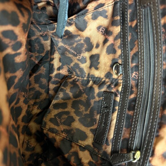 B Makowsky Brown Leather Shoulder Bag - Picture 14 of 16